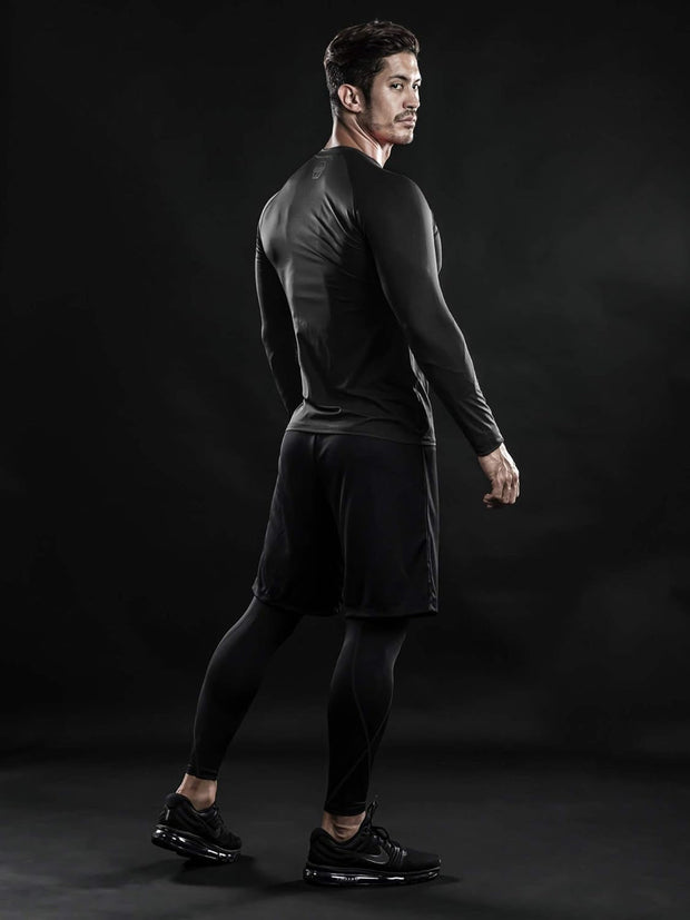 Active, Base Layers & Compression, Clothing, Men, Shirts, Shoes & Jewelry4, 3, 2 or 1 Pack Men's Compression Shirts Top Long Sleeve Sports Baselayer - Premium  from Nobles Store - Just $53.16! Shop now at Nobles Store