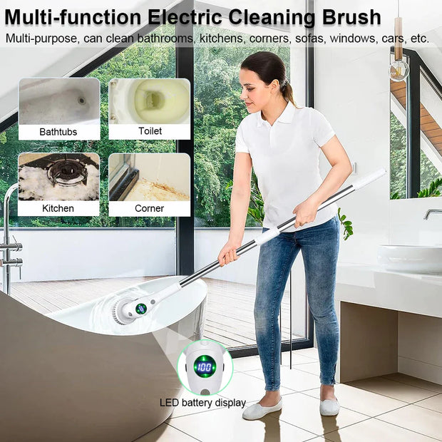 Brush, Cleaning, Household8 in 1 Cleaning Brush - Premium  from Nobles Store - Just $37.86! Shop now at Nobles Store