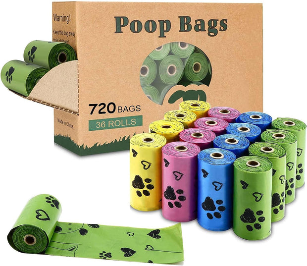 Biodegradable Dog Poop Bags: 720 Bags Extra Thick Strong Leak Proof Dog Waste Bags - Premium  from Nobles Store - Just $36.32! Shop now at Nobles Store