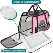 Carriers, Carriers & Travel Products, Dogs, Pet Supplies, Soft-Sided CarriersAirline Approved Pet Carrier for Cat, Small Dogs - Premium  from Nobles Store - Just $56.54! Shop now at Nobles Store