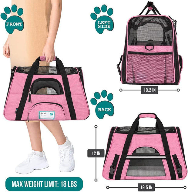 Carriers, Carriers & Travel Products, Dogs, Pet Supplies, Soft-Sided CarriersAirline Approved Pet Carrier for Cat, Small Dogs - Premium  from Nobles Store - Just $56.54! Shop now at Nobles Store