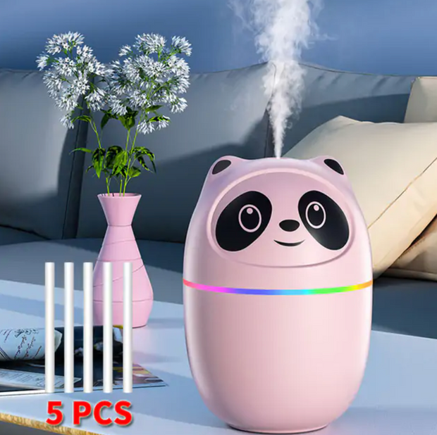 Cute Panda and Cat Humidifier 250ml - Premium  from Nobles Store - Just $25.12! Shop now at Nobles Store