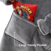 Bedding, Blankets & Throws, Home & Kitchen, Kids' Bedding, Wearable BlanketsWearable Blanket Hoodie for Kids, Hoodie Blanket with Pockets and Sleeves Sweatshirt for Teens as a Gift - Grey Kids - Premium  from Nobles Store - Just $213.76! Shop now at Nobles Store