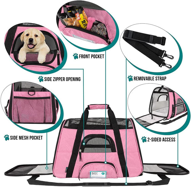 Carriers, Carriers & Travel Products, Dogs, Pet Supplies, Soft-Sided CarriersAirline Approved Pet Carrier for Cat, Small Dogs - Premium  from Nobles Store - Just $56.54! Shop now at Nobles Store