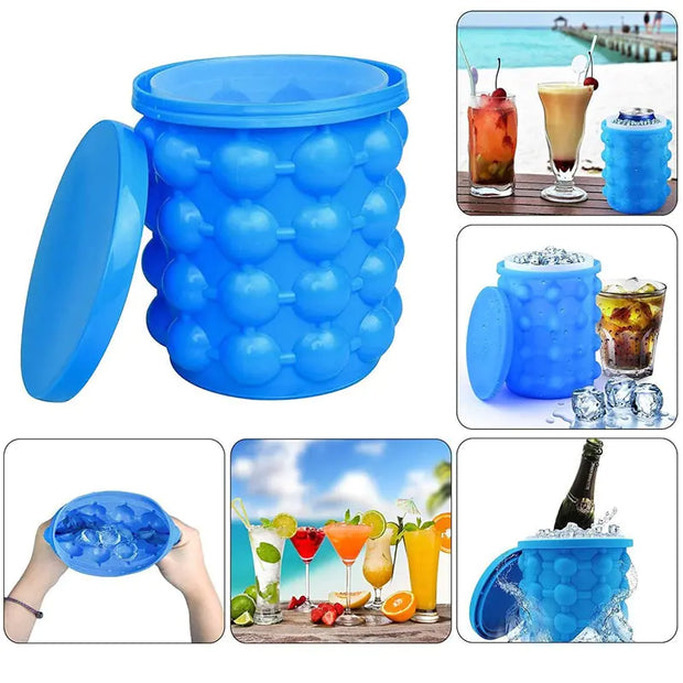 ice bucket, silicon beer bucket, silicon drinks bucket, silicon ice bucket, silicon whiskey bucket, silicon wine bucketLarge Silicone Wine Ice Bucket - Premium  from Nobles Store - Just $9.27! Shop now at Nobles Store