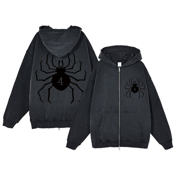 HoodiesPrint Zipper Hoodies - Premium  from Nobles Store - Just $63.15! Shop now at Nobles Store