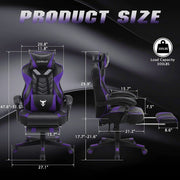 Furniture, Game & Recreation Room Furniture, Gaming Chairs, Home & Kitchen, Video Game ChairsPurple Gaming Chair Reclining Chair - Premium  from Nobles Store - Just $314.76! Shop now at Nobles Store