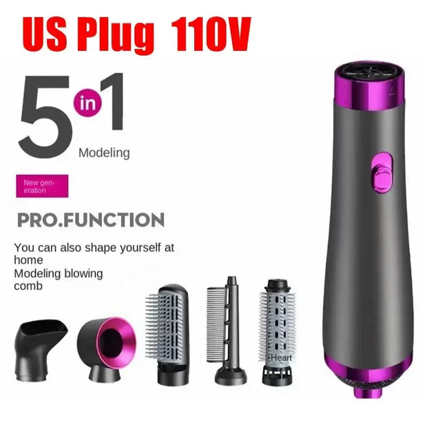 5 In 1 Hair Dryer Brush Set - Premium  from Nobles Store - Just $63.40! Shop now at Nobles Store