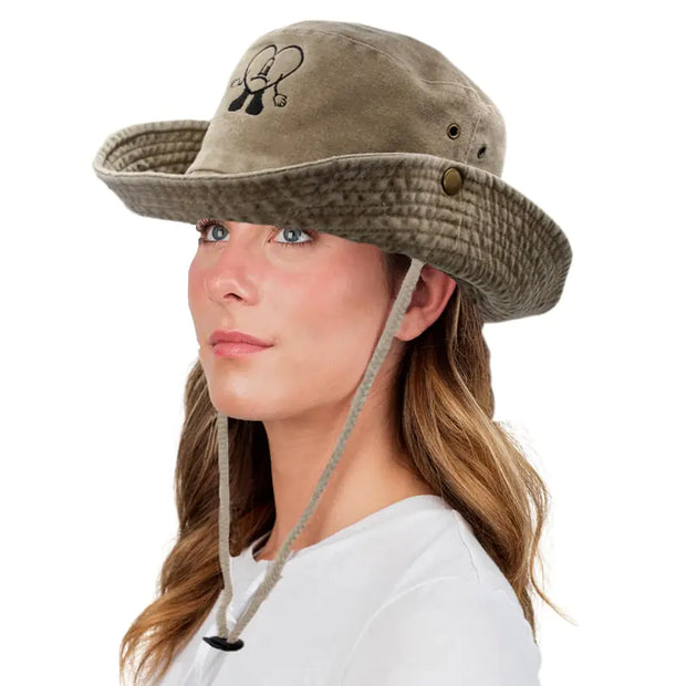 cap, fishing, hat, hiking, outdoorFoldable Cotton Embroidered Bucket Hat - Premium  from Nobles Store - Just $34.60! Shop now at Nobles Store