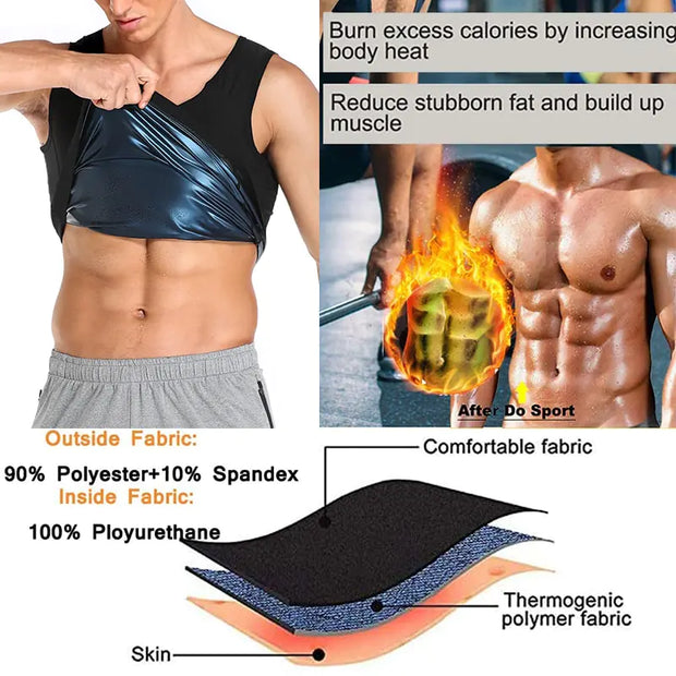 compression sauna, sauna sweat vest, sweat vestThermal Compression Sauna Sweat Vest - Premium  from Nobles Store - Just $28.48! Shop now at Nobles Store