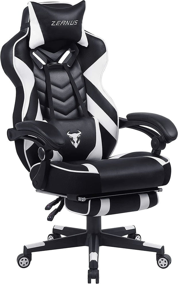 Furniture, Game & Recreation Room Furniture, Gaming Chairs, Home & Kitchen, Video Game ChairsErgonomic Gaming Chair with Footrest Recliner Computer Chair with Massage High Back - Premium  from Nobles Store - Just $299.21! Shop now at Nobles Store
