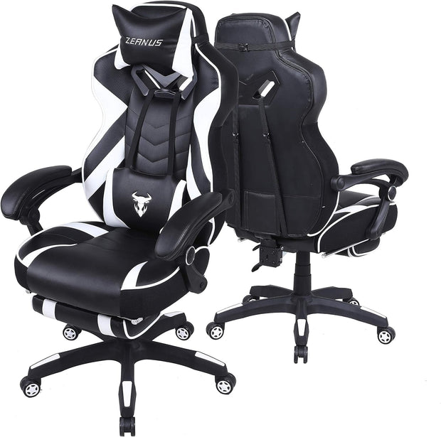 Furniture, Game & Recreation Room Furniture, Gaming Chairs, Home & Kitchen, Video Game ChairsErgonomic Gaming Chair with Footrest Recliner Computer Chair with Massage High Back - Premium  from Nobles Store - Just $299.21! Shop now at Nobles Store