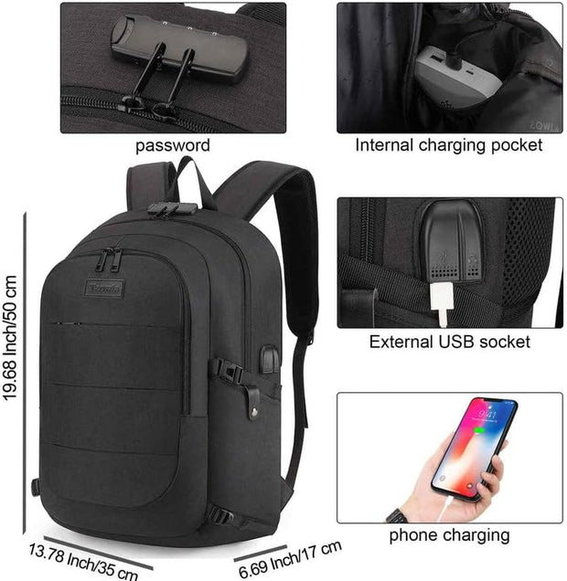 Backpacks, Bags, Cases & Sleeves, Computers & Accessories, Electronics, Laptop AccessoriesTravel Laptop Backpack Water Resistant Anti-Theft Bag - Premium  from Nobles Store - Just $53.26! Shop now at Nobles Store