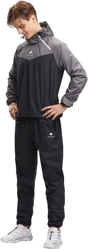 Accessories, Exercise & Fitness, Sauna Suits, Sports & OutdoorsSauna Suit for Men Sweat Sauna Jacket Pant Gym Workout Sweat Suits - Premium  from Nobles Store - Just $99.98! Shop now at Nobles Store