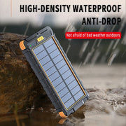 Solar Fast Charging Power Bank Portable 20000mAh Charger Waterproof - Premium  from Nobles Store - Just $65.25! Shop now at Nobles Store