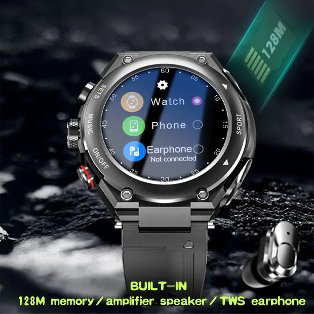 accessory, fitness, gift, gym, smart watchSmart Watch with Earbuds - Premium  from Nobles Store - Just $112.11! Shop now at Nobles Store