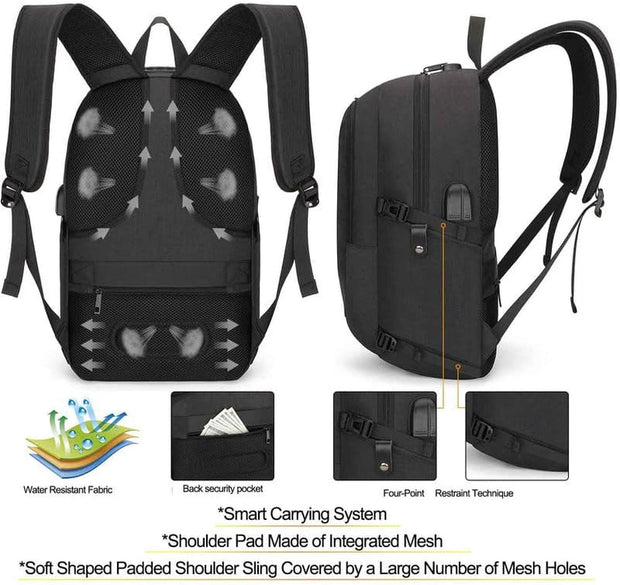 Backpacks, Bags, Cases & Sleeves, Computers & Accessories, Electronics, Laptop AccessoriesTravel Laptop Backpack Water Resistant Anti-Theft Bag - Premium  from Nobles Store - Just $53.26! Shop now at Nobles Store
