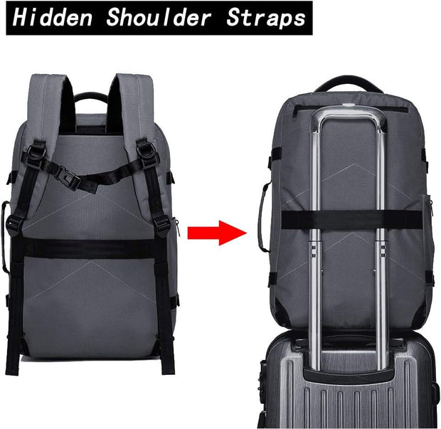 Backpacks, Casual Daypacks, Clothing, Luggage & Travel Gear, Shoes & JewelryTravel Overnight Backpack,40-Liter FAA Flight Approved Weekender Bag Carry on Backpack Grey(With No Cubes)… - Premium  from Nobles Store - Just $106.77! Shop now at Nobles Store