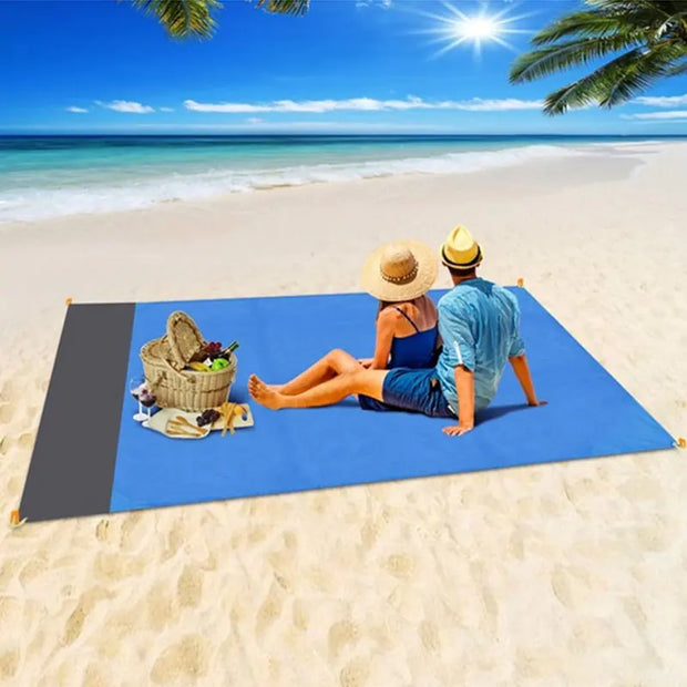 beach, beach balnket, blanket mat, waterproof beach blanketWaterproof Pocket Beach Blanket Mat - Premium  from Nobles Store - Just $30.46! Shop now at Nobles Store