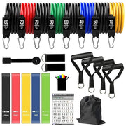 accessory, exercise, fitness, gym, indoor, outdoorFitness Exercises Resistance Bands Set - Premium  from Nobles Store - Just $59.97! Shop now at Nobles Store
